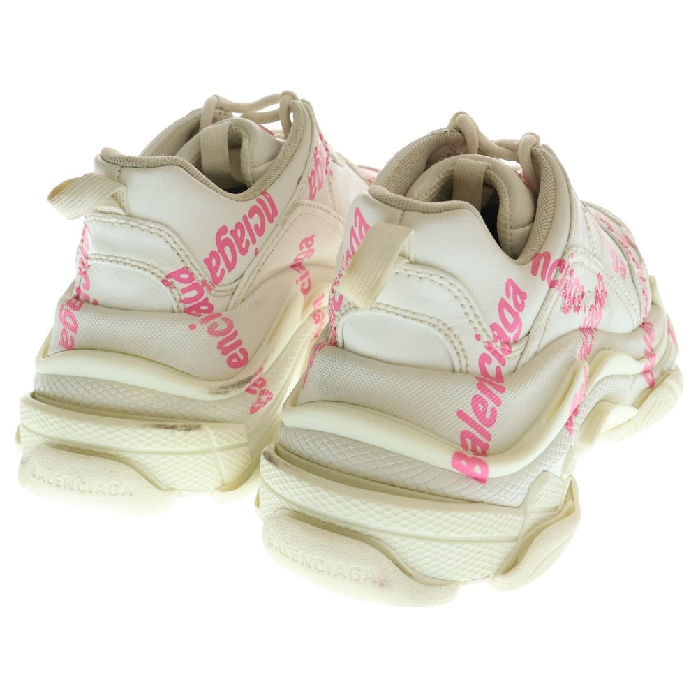 BALENCIAGA(バレンシアガ) TRIPLE S トリプル S レザー ロゴ総柄