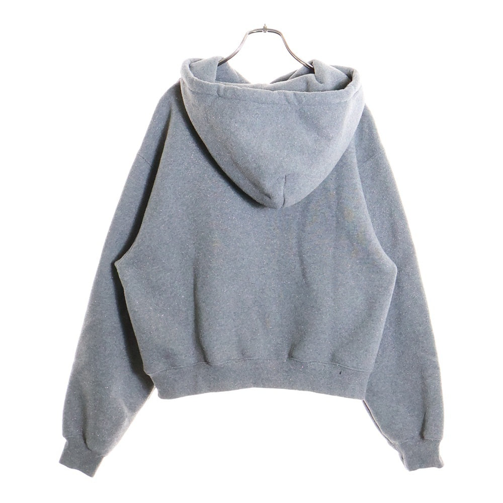 ALEXANDER WANG(アレキサンダーワン) ロゴエンブロイダリー スウェットプルオーバーパーカー グレー 4CC3232072 レディース