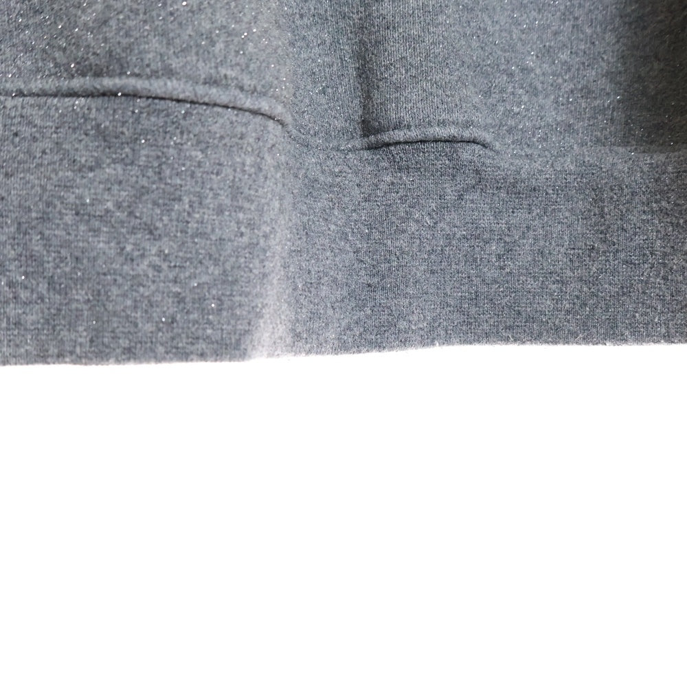 ALEXANDER WANG(アレキサンダーワン) ロゴエンブロイダリー スウェットプルオーバーパーカー グレー 4CC3232072 レディース