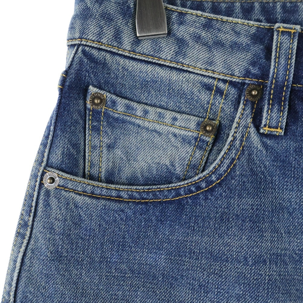 LOUIS VUITTON(ルイヴィトン) 24SS モノグラムパッチ フレアブーツカット デニムパンツ インディゴ RW241WW GM1 FQPX40 レディース
