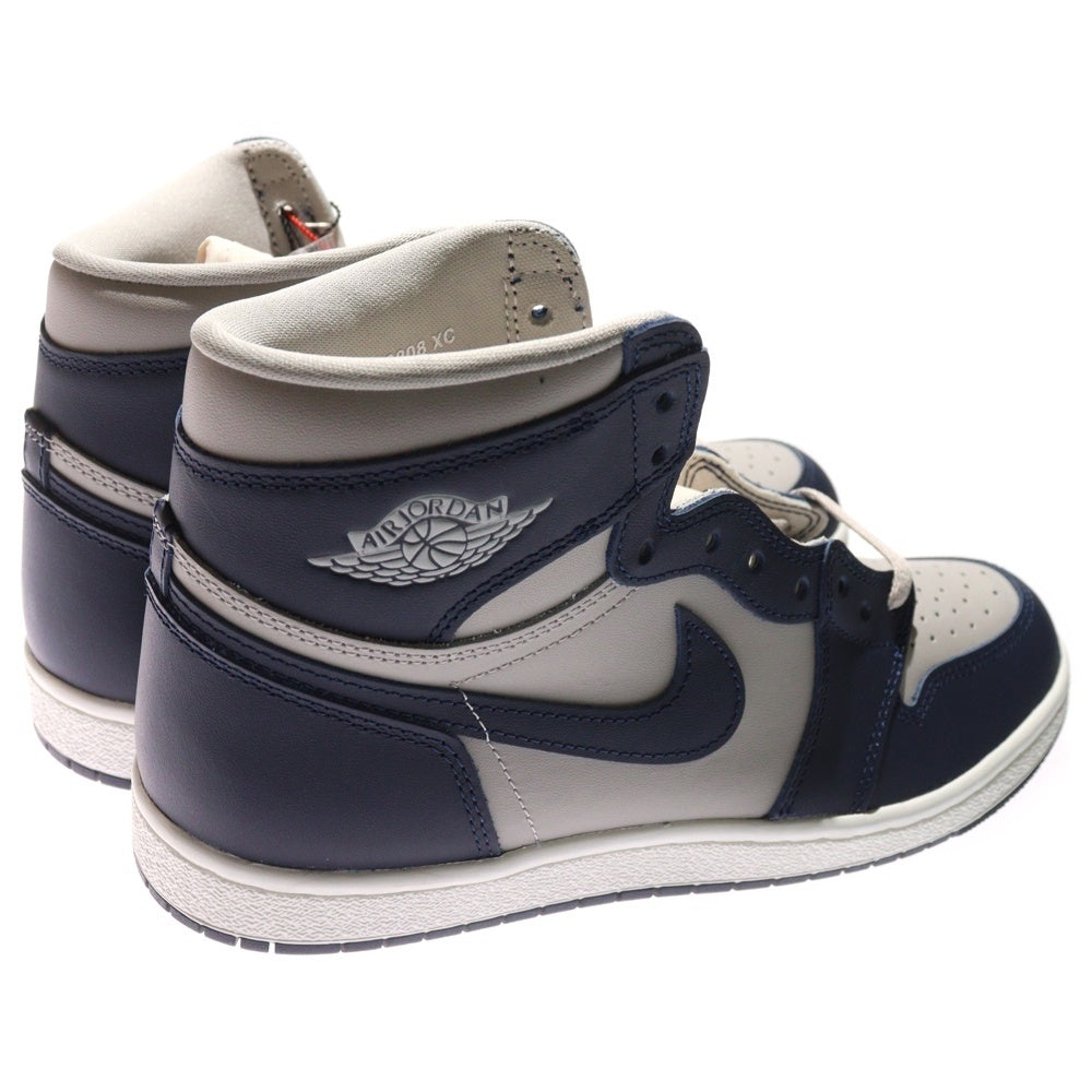 NIKE(ナイキ) AIR JORDAN 1 HIGH 85 GEORGETOWN エアジョーダン1 ジョージタウン ハイカットスニーカー ネイビー/グレー US9.5/27.5cm BQ4422-400