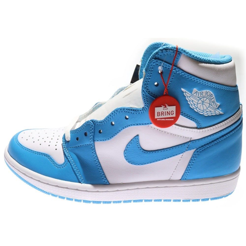 NIKE(ナイキ) AIR JORDAN1 RETRO HIGH UNC エアジョーダン1 ノースカロライナ ハイカットスニーカー ブルー/ホワイト US10/28cm 555088-117