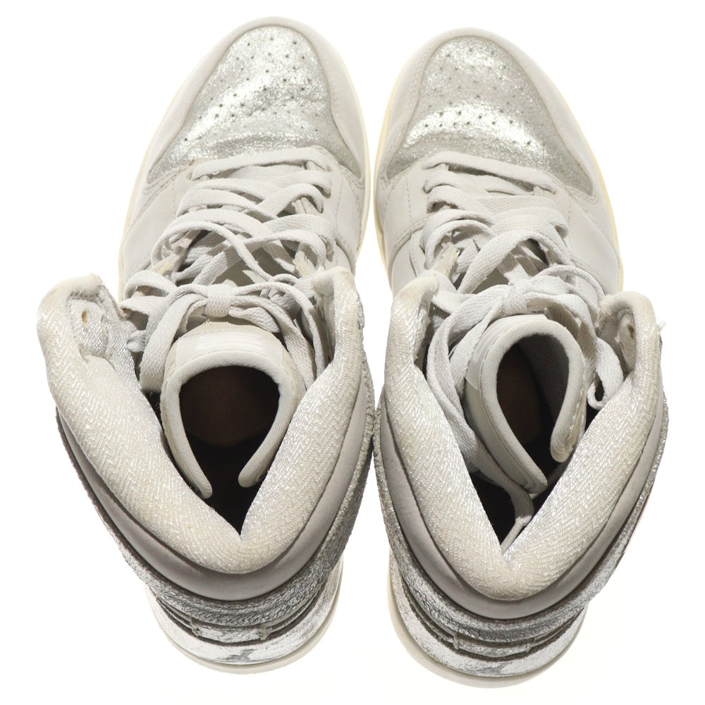 NIKE(ナイキ) 【観賞用 2009年製】 AIR JORDAN 1 RETRO HIGH SILVER エアジョーダン1 レトロ ハイカットスニーカー シルバー/ホワイト US10/28cm 396009-001
