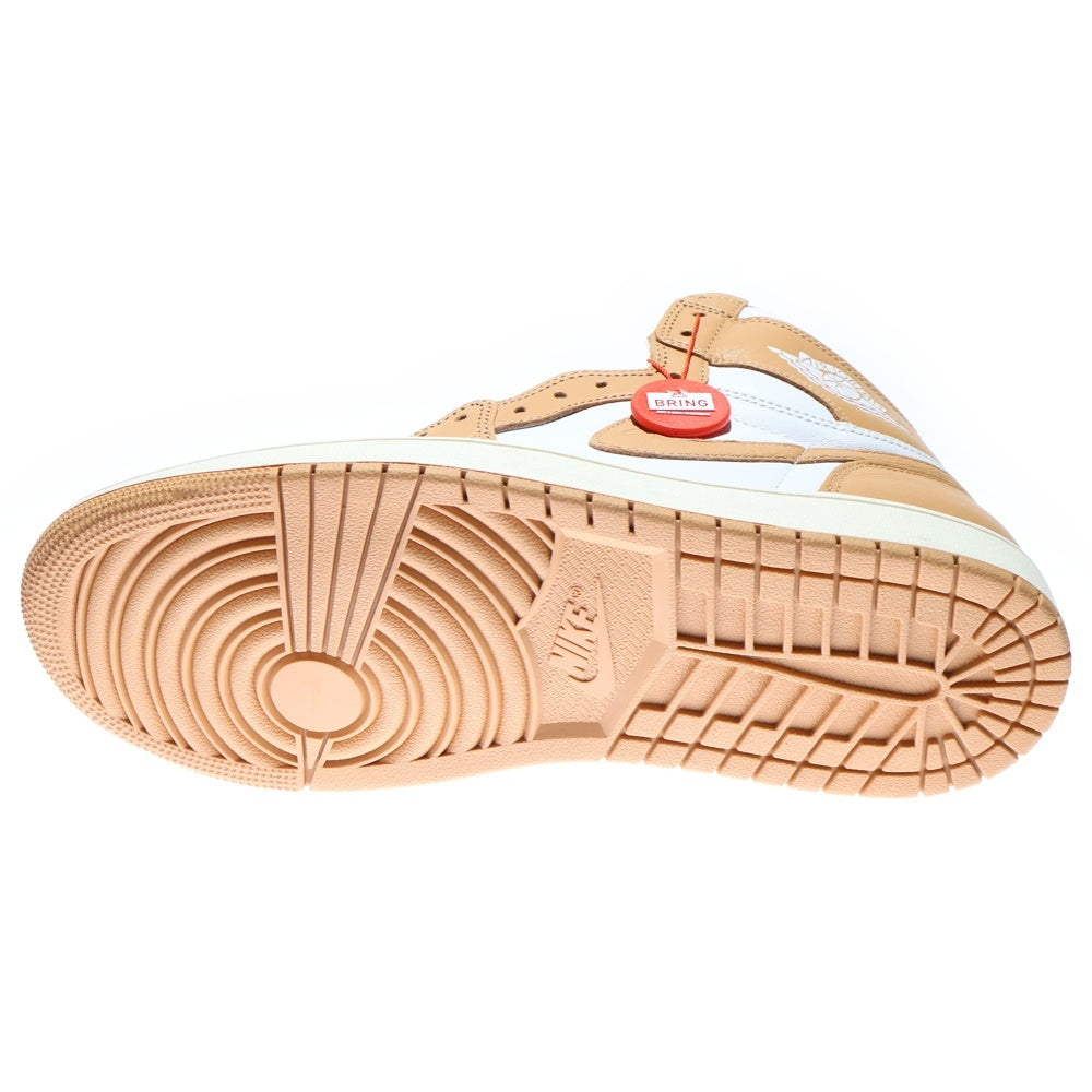 NIKE(ナイキ) WMNS AIR JORDAN 1 RETRO HIGH OG ウィメンズ エアジョーダン1 ハイカットスニーカー ホワイト/ベージュ US11/28cm FN6622-201 レディース