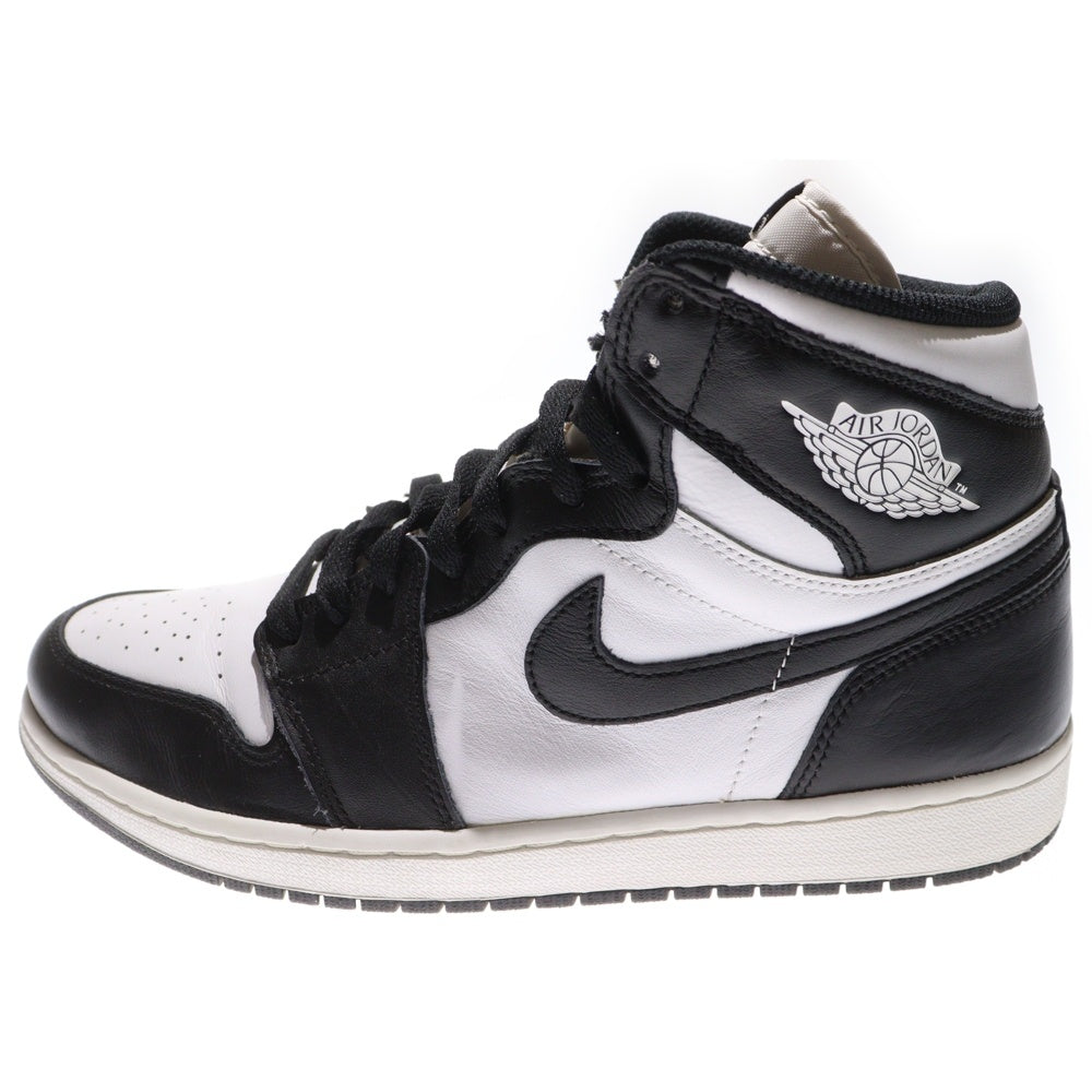 NIKE(ナイキ) 【観賞用 2014年製】 AIR JORDAN 1 RETRO HIGH OG BLACK WHITE エアジョーダン 1 ハイカットスニーカー ブラック/ホワイト US10/28cm 555088-010