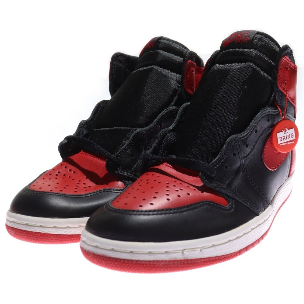 NIKE(ナイキ) 【観賞用 1994年製】 AIR JORDAN1 BRED エアジョーダン1 ブレッド ハイカットスニーカー ブラック/レッド US8.5/26.5cm 130207-061