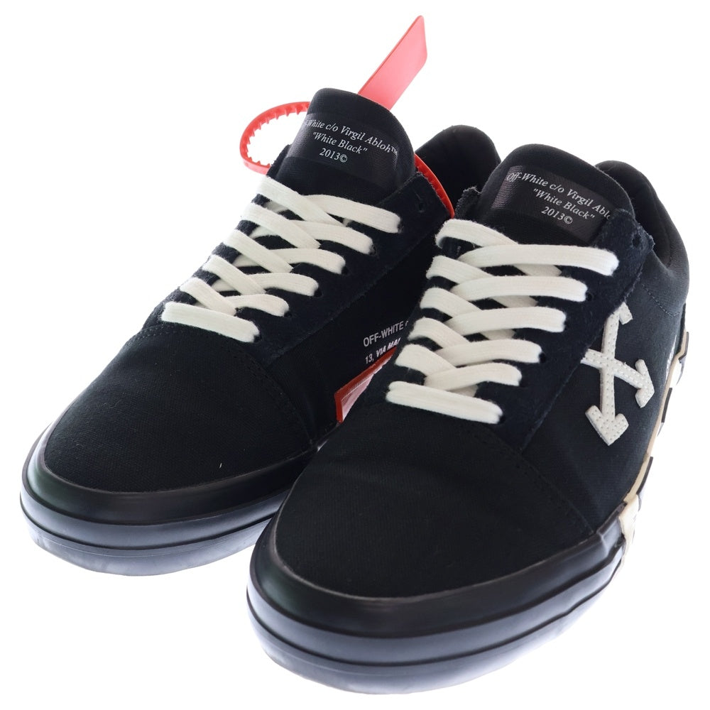 OFF-WHITE(オフホワイト) VULK LOW TOP バルク サイドロゴ ローカットスニーカー ブラック OME8-0006