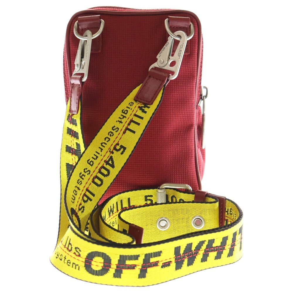 OFF-WHITE(オフホワイト) 17AW ARROWS CROSSBODY BAG アローズ クロスボディ ショルダーバッグ ポーチ レッド
