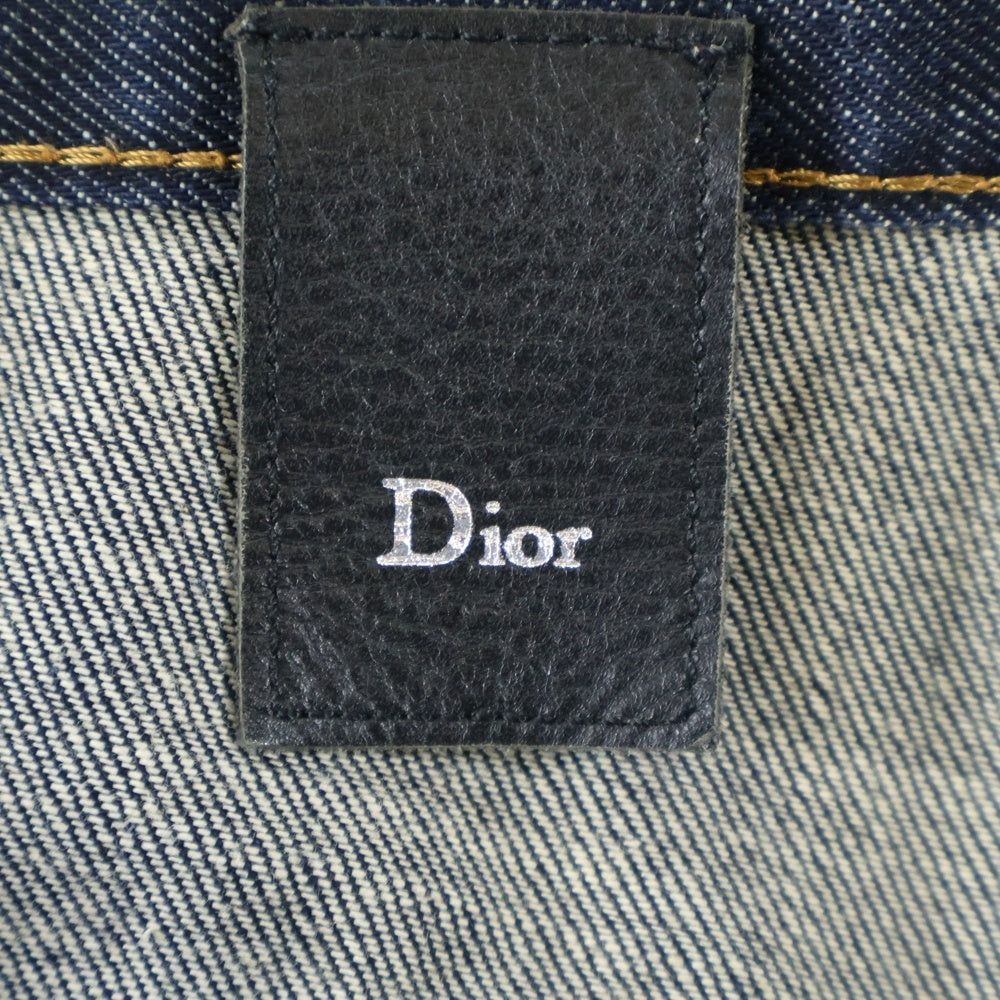 DIOR(ディオール) ボタンフライ タイトフィット デニムパンツ インディゴ