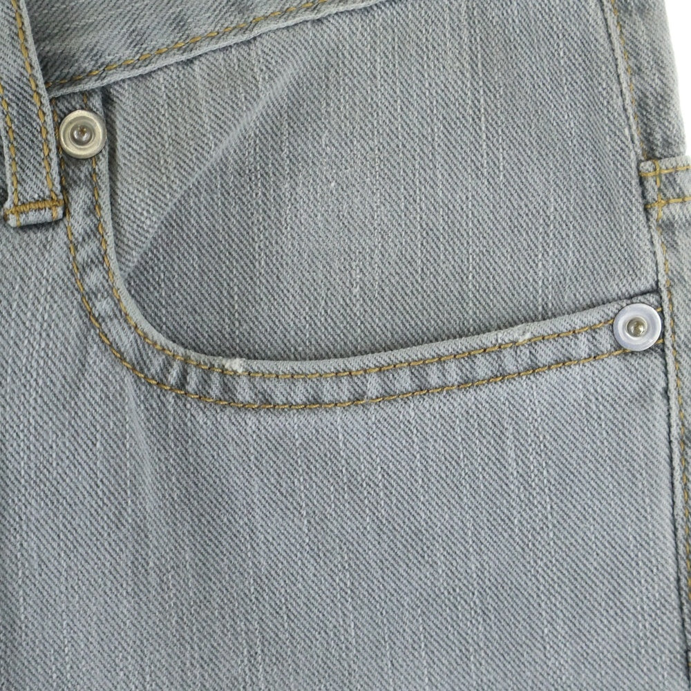DIOR(ディオール) ボタンフライ タイトフィット デニムパンツ ライトグレー