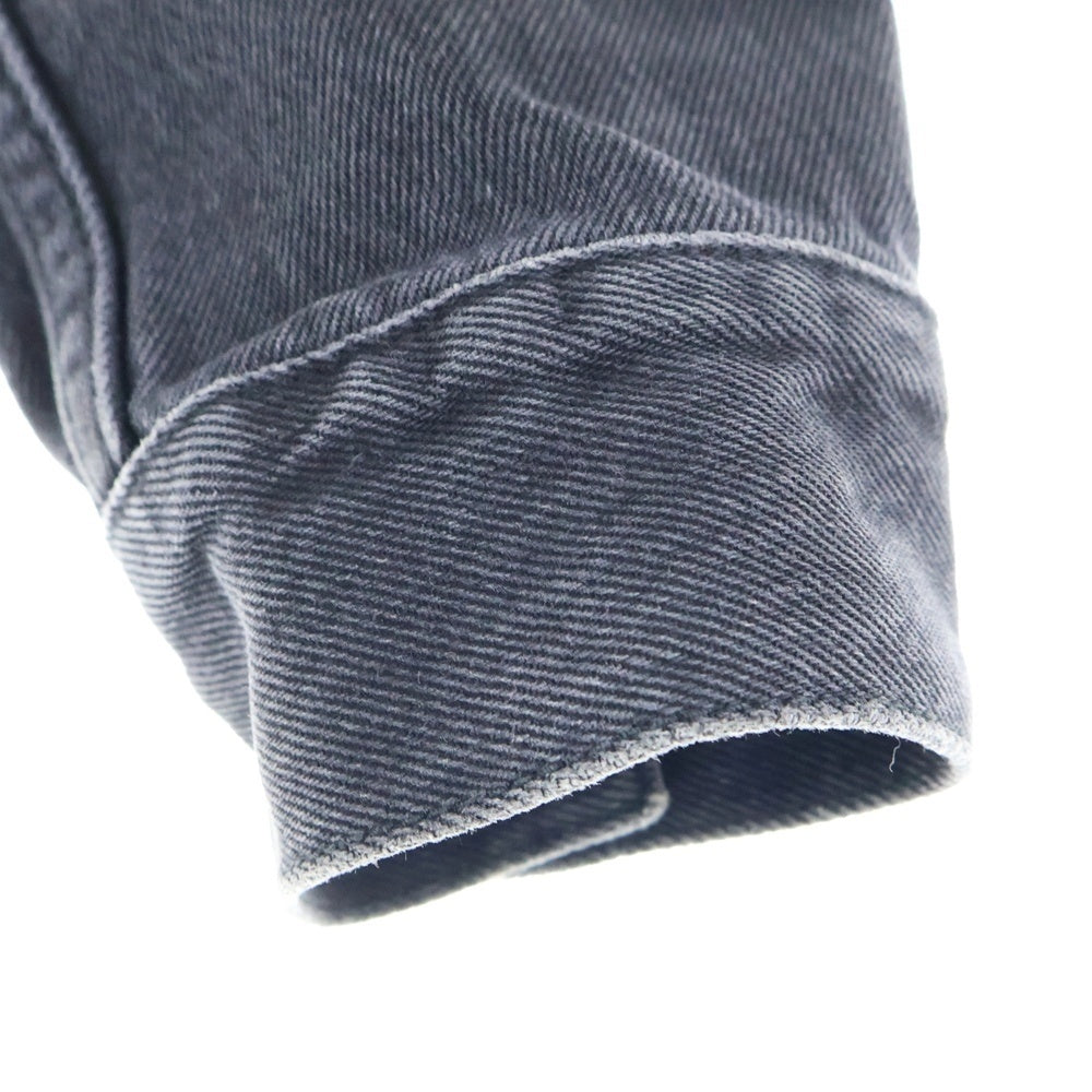 OFF-WHITE(オフホワイト) FIRETAPE DENIM JACKET ファイヤーテープ デニムジャケット ブラック OMYE005S18812024