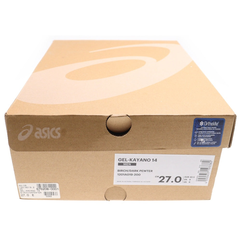 ASICS(アシックス) GEL-KAYANO 14 ゲルカヤノ ローカットスニーカー ホワイト US9/27cm 1201A019-200