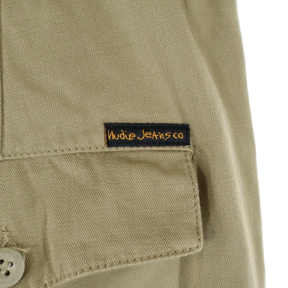 nudie jeans(ヌーディージーンズ) ボタンフライ チノ ロングパンツ ベージュ 1006513