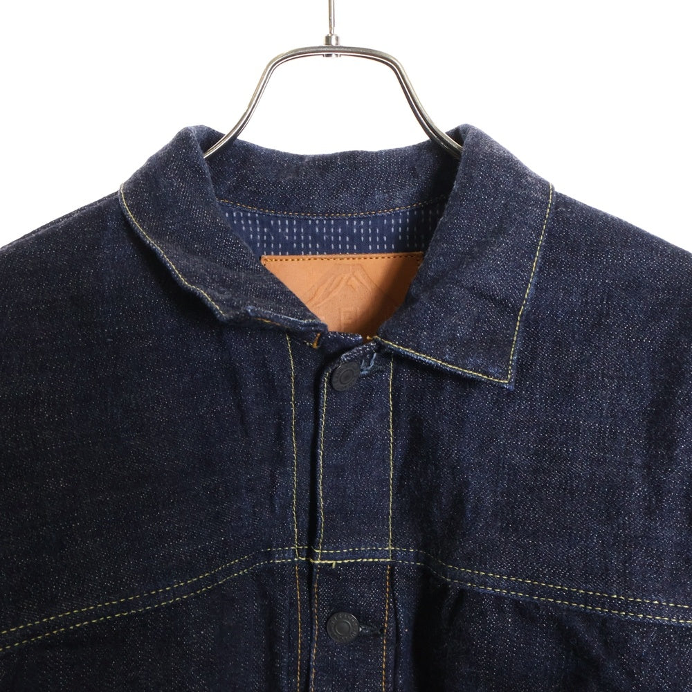 STUDIO D'ARTISAN(ステュディオダルチザン) 富士山 デニム トラッカー ジャケット インディゴ D4531
