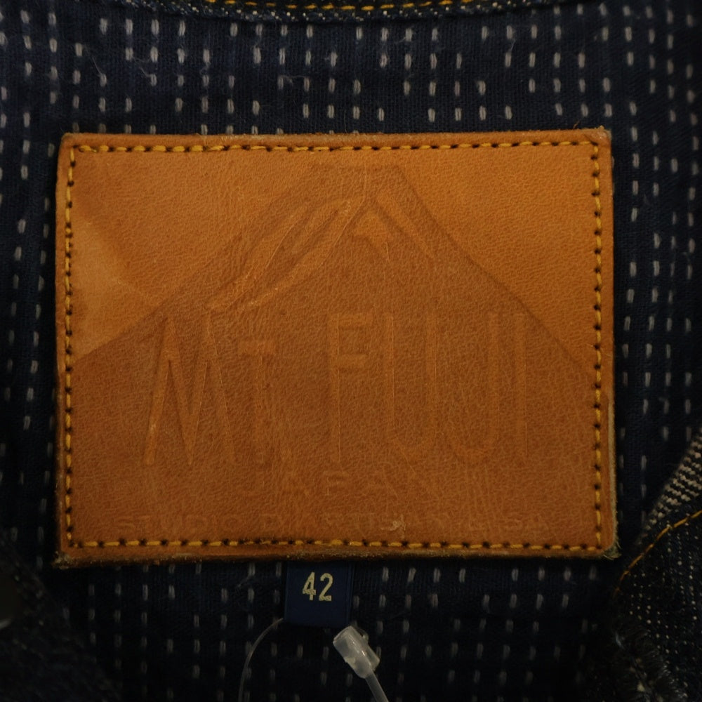 STUDIO D'ARTISAN(ステュディオダルチザン) 富士山 デニム トラッカー ジャケット インディゴ D4531