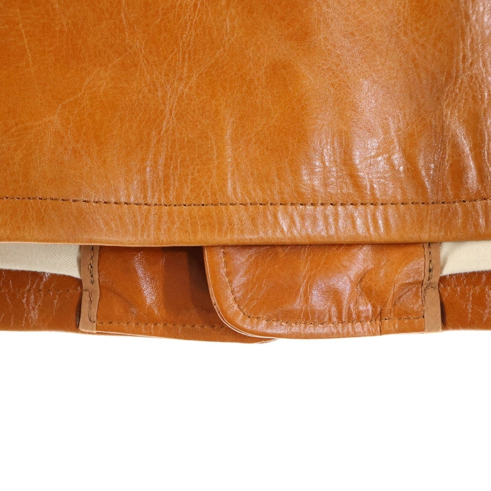 ORGUEIL(オルゲイユ) Workers Jacket レザー ワーカー ジャケット ブラウン OR-4192