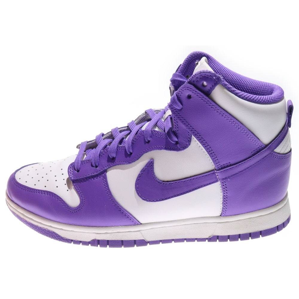 NIKE(ナイキ) WMNS DUNK HIGH CHAMPIONSHIP COURT PURPLE ウィメンズ ダンク チャンピオンシップ コートパープル ハイカットスニーカー US10/27cm DD1869-112