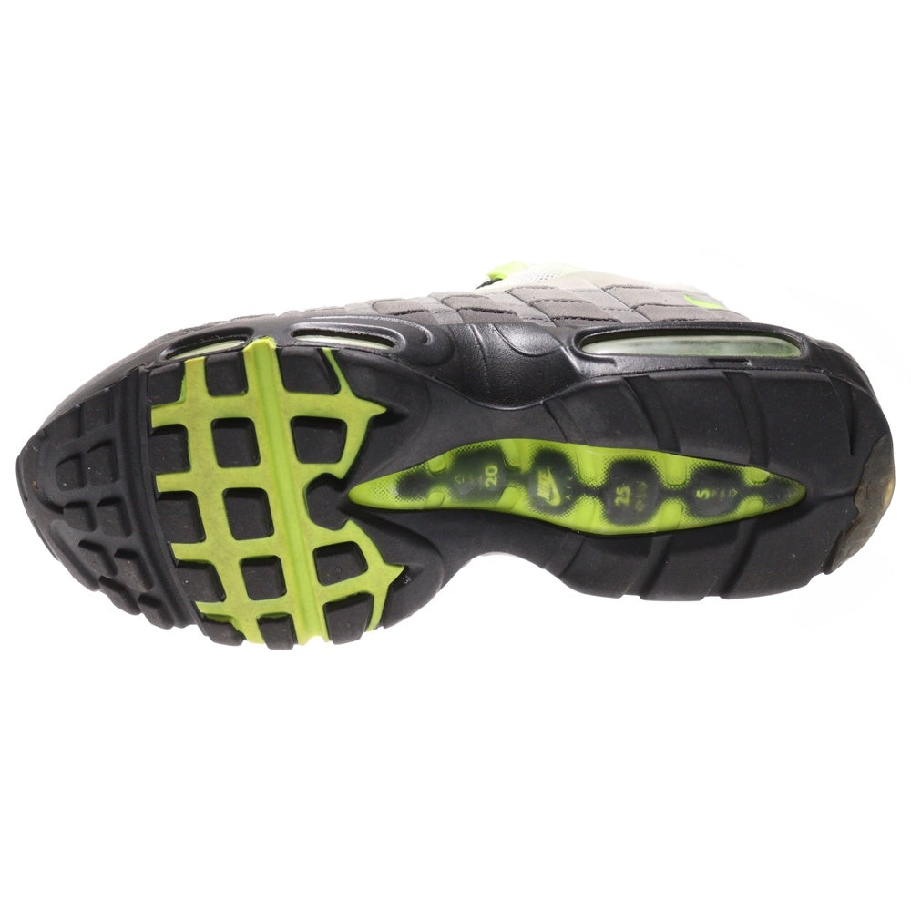 NIKE(ナイキ) 【観賞用2015年製】AIR MAX 95 OG Yellow Gradation エアマックス95 イエローグラデ ローカットスニーカー グレー/イエロー US8.5/26.5cm 554970-071