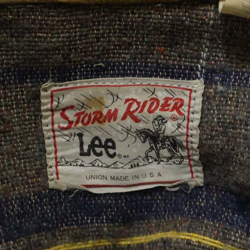 LEE(リー) 70S VINTAGE STORM RIDER ヴィンテージ ストームライダー ブランケット デニムジャケット インディゴ