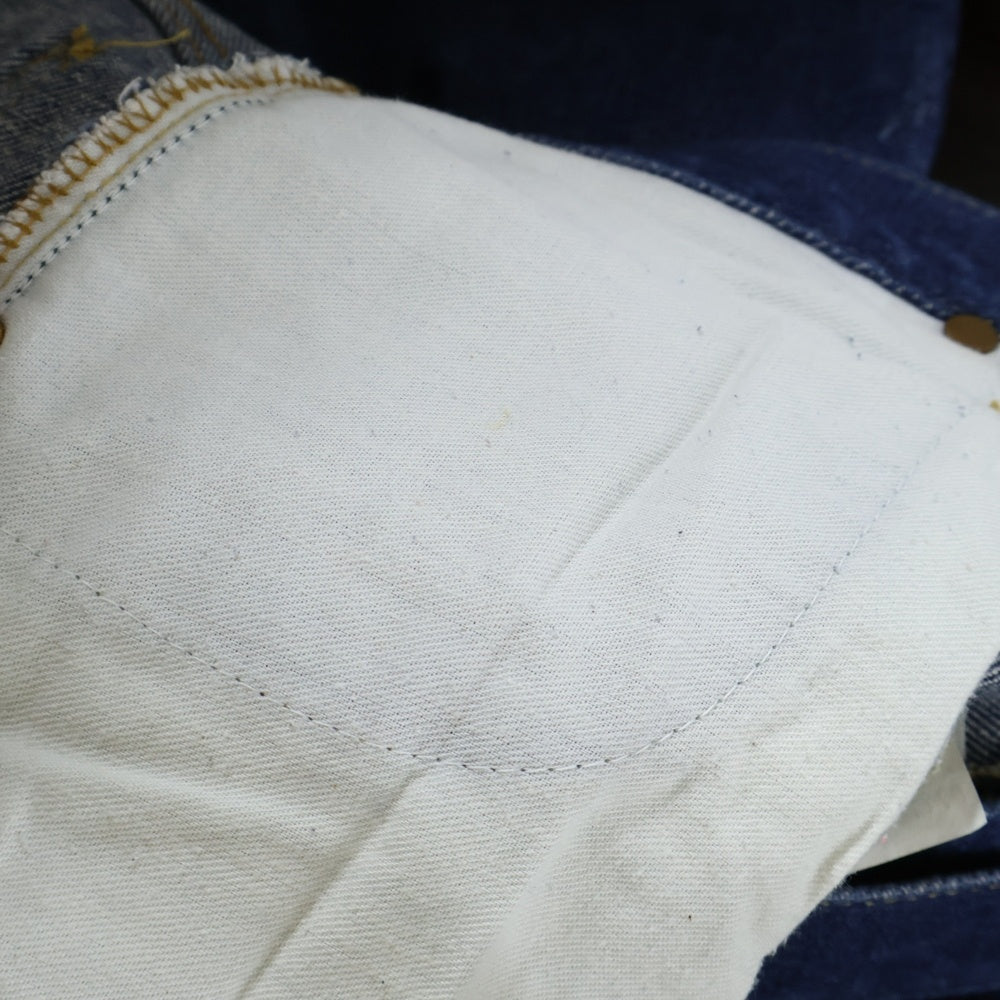 LEE(リー) 70S VINTAGE ヴィンテージ リベット大文字刻印 42タロンジップ デニムパンツ インディゴ 200-0041