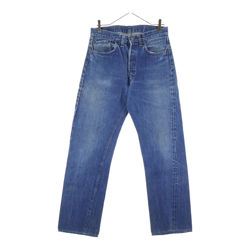 Levi's(リーバイス) 70S VINTAGE 501 66前期 ボタン裏6 両面スモールe 平行ステッチ ボタンフライ デニムパンツ インディゴ