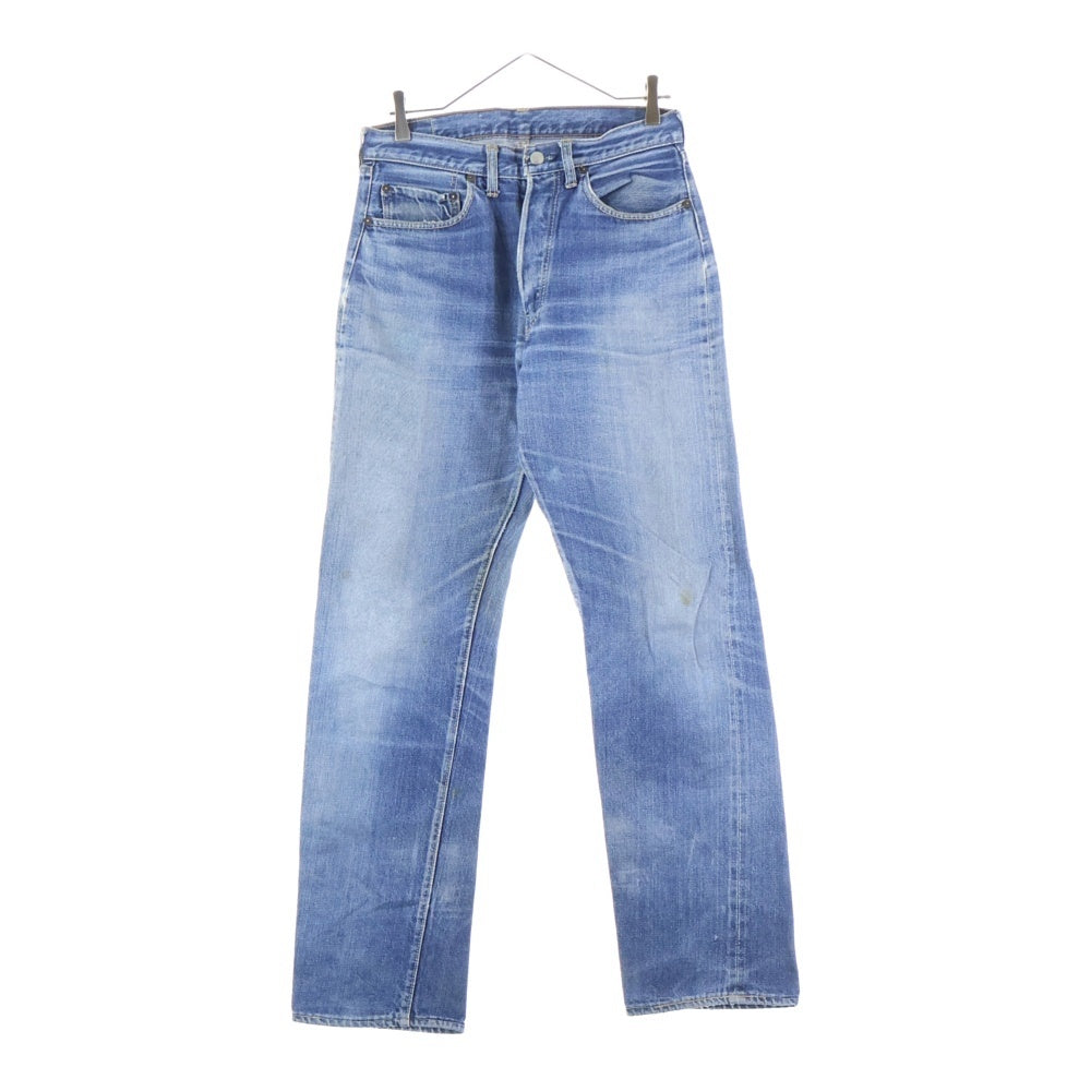 Levi's(リーバイス) 60-70S VINTAGE 501 BIG E後期 ボタン裏4 足長R 並行ステッチ 紙パッチ ボタンフライデニムパンツ インディゴ