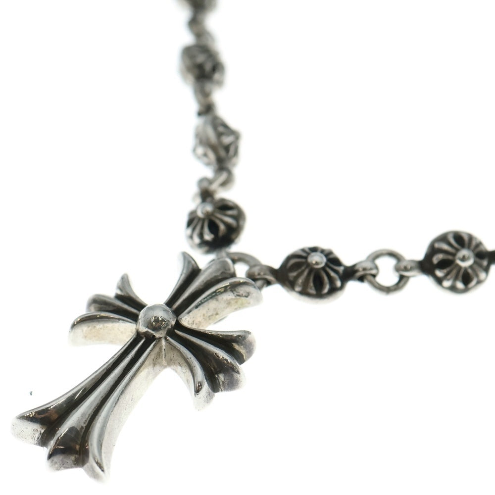 CHROME HEARTS(クロムハーツ) #1 CRSBL CHN SML CH CRS クロスボールチェーン スモールCHクロス ネックレス シルバー BCA193