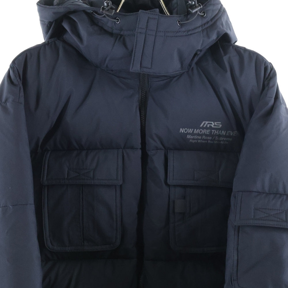 SUPREME(シュプリーム) 24AW ×Martine Rose Down Puffer Jacket マーティンローズ ジップアップ ダウン パファージャケット ブラック