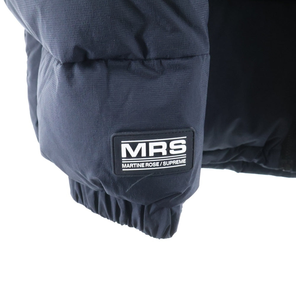 SUPREME(シュプリーム) 24AW ×Martine Rose Down Puffer Jacket マーティンローズ ジップアップ ダウン パファージャケット ブラック