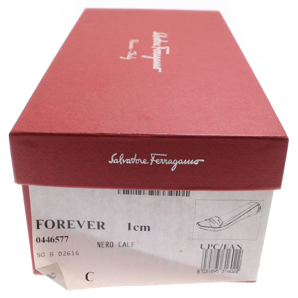 Salvatore Ferragamo(サルヴァトーレ フェラガモ) リボン装飾 パテントトゥ スエード ヒールパンプス ベージュ レディース