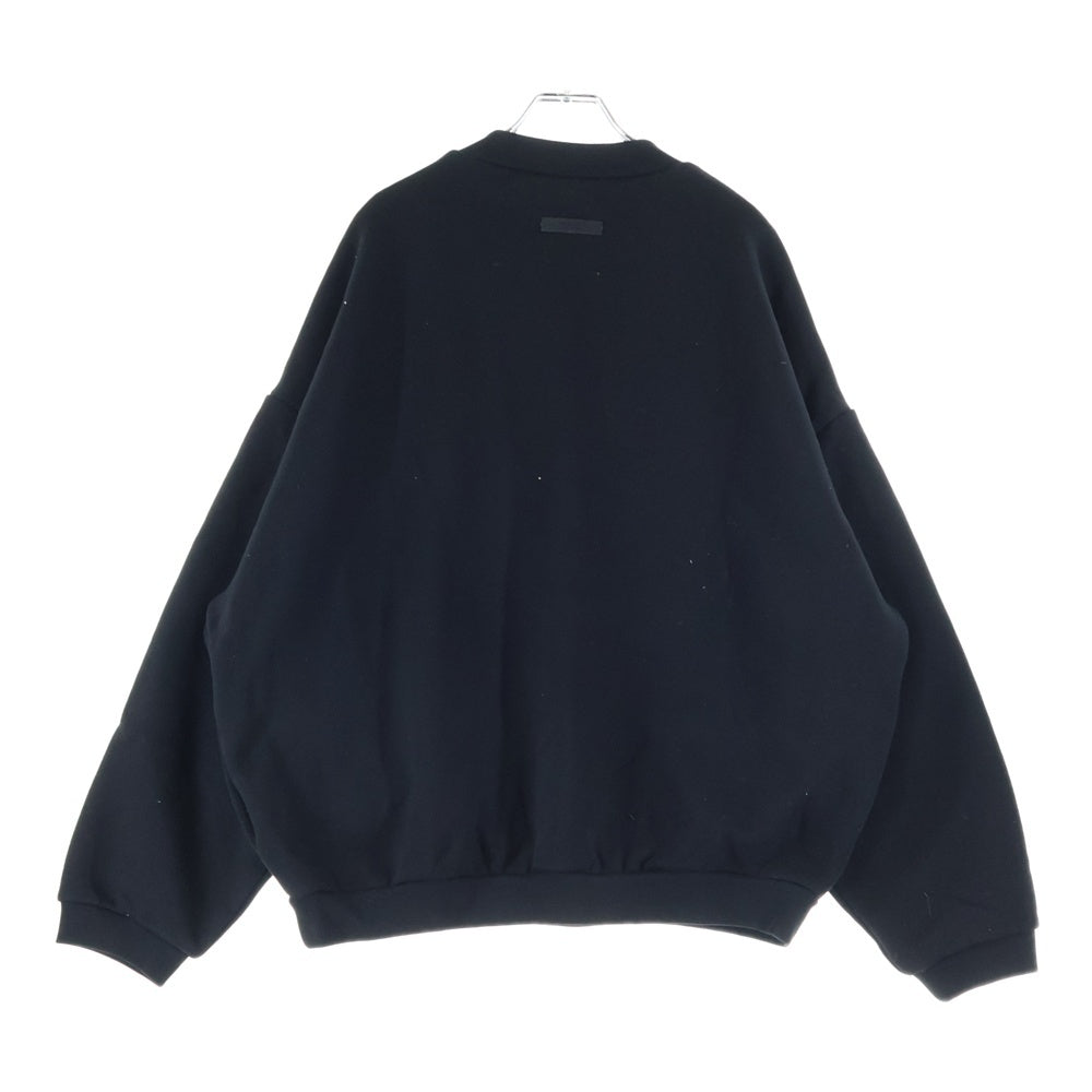 FEAR OF GOD ESSENTIALS(フィアオブゴッド エッセンシャルズ) STATE ロゴプリント クルーネック スウェットトレーナー ブラック