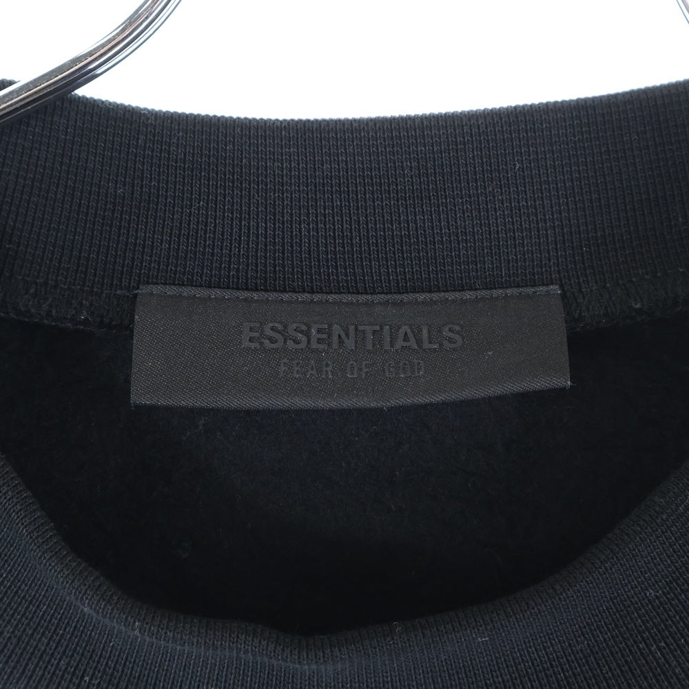 FEAR OF GOD ESSENTIALS(フィアオブゴッド エッセンシャルズ) STATE ロゴプリント クルーネック スウェットトレーナー ブラック