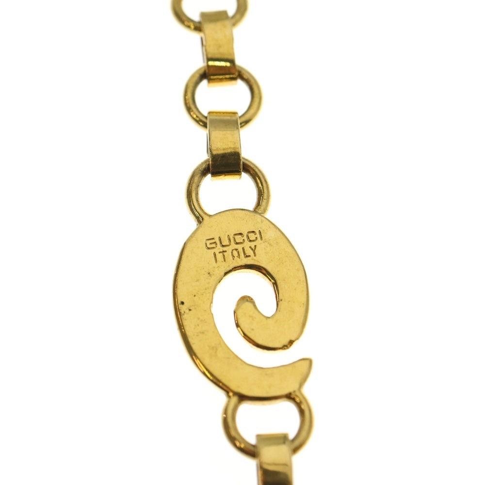 GUCCI(グッチ) インターロッキングG チェーンベルト ネックレス ゴールド