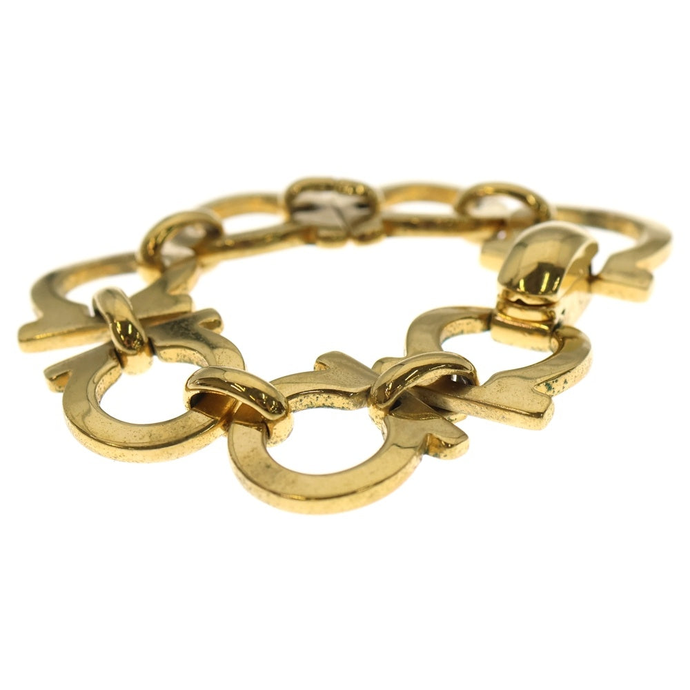 FERRAGAMO(フェラガモ) ガンチーニ ラウンドブレスレット ゴールド