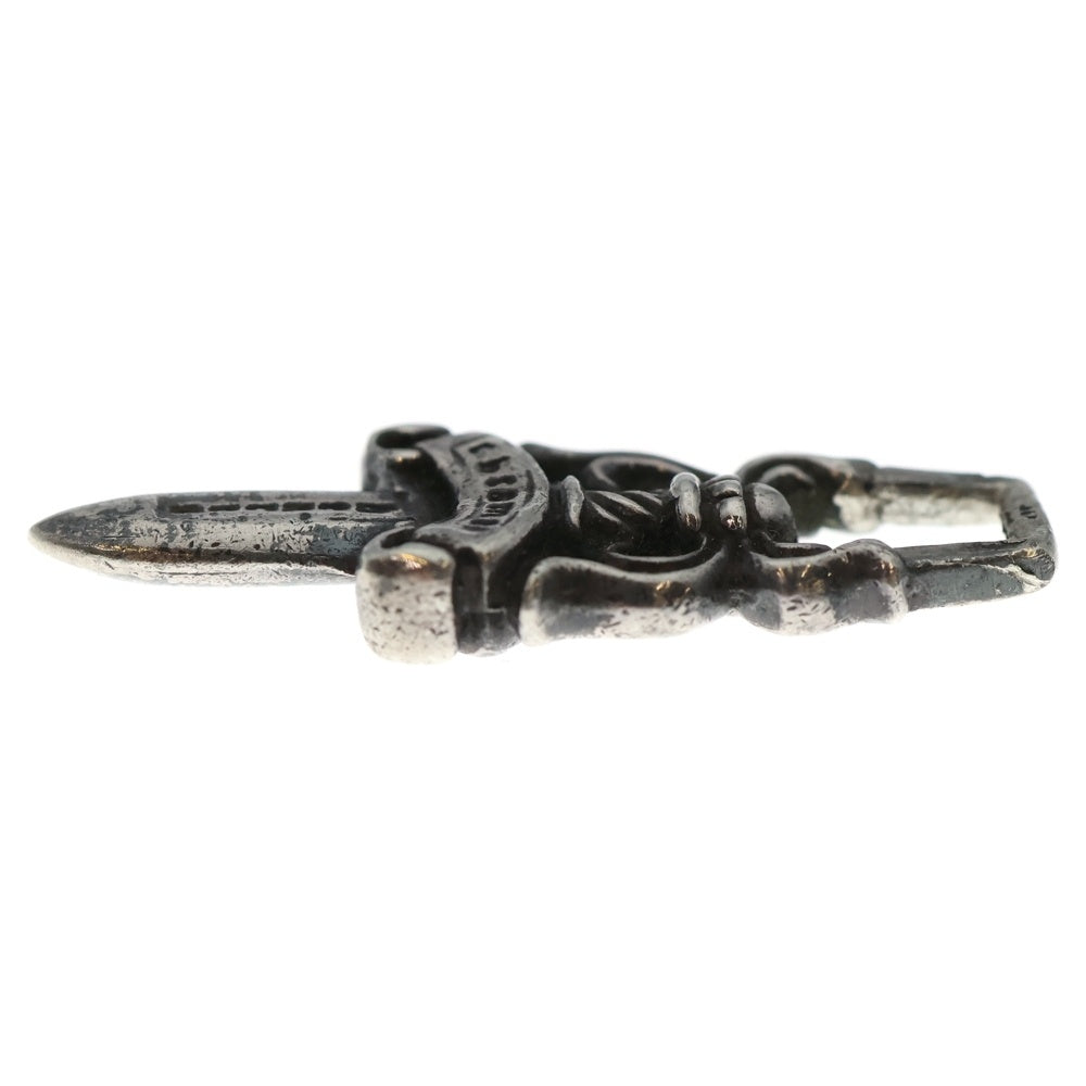 CHROME HEARTS(クロムハーツ) #5 DAGGER ZIP1 ロジウム加工 ダガージップ シルバーネックレストップ シルバー