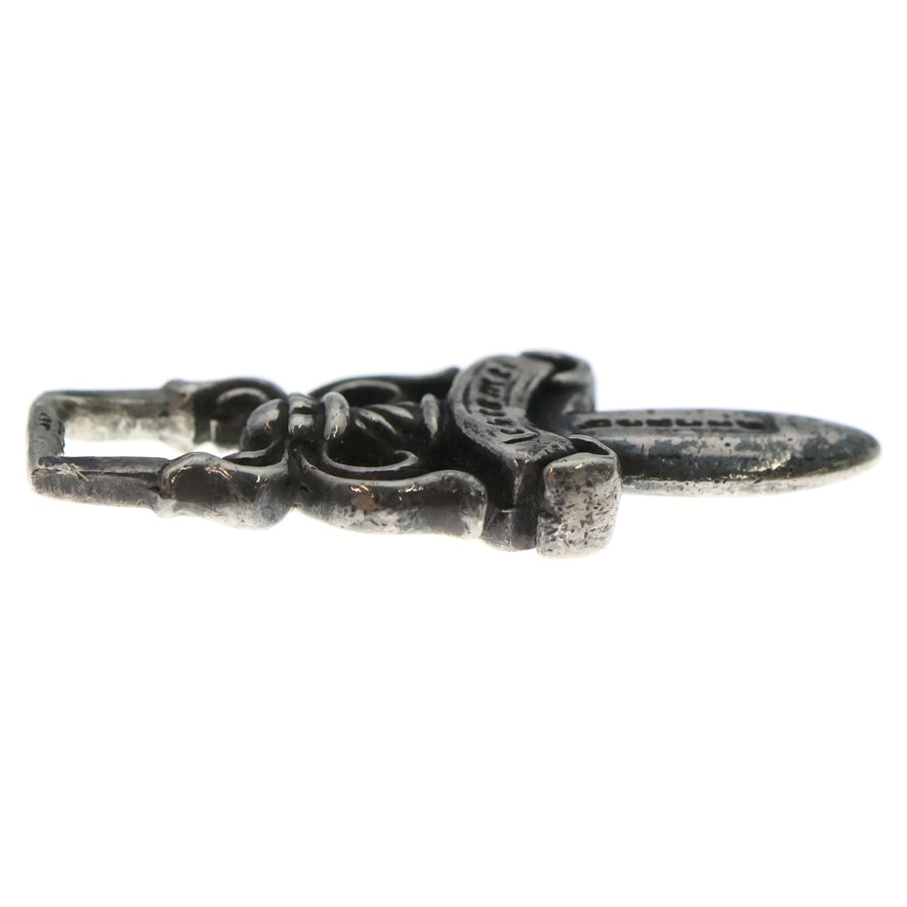 CHROME HEARTS(クロムハーツ) #5 DAGGER ZIP1 ロジウム加工 ダガージップ シルバーネックレストップ シルバー