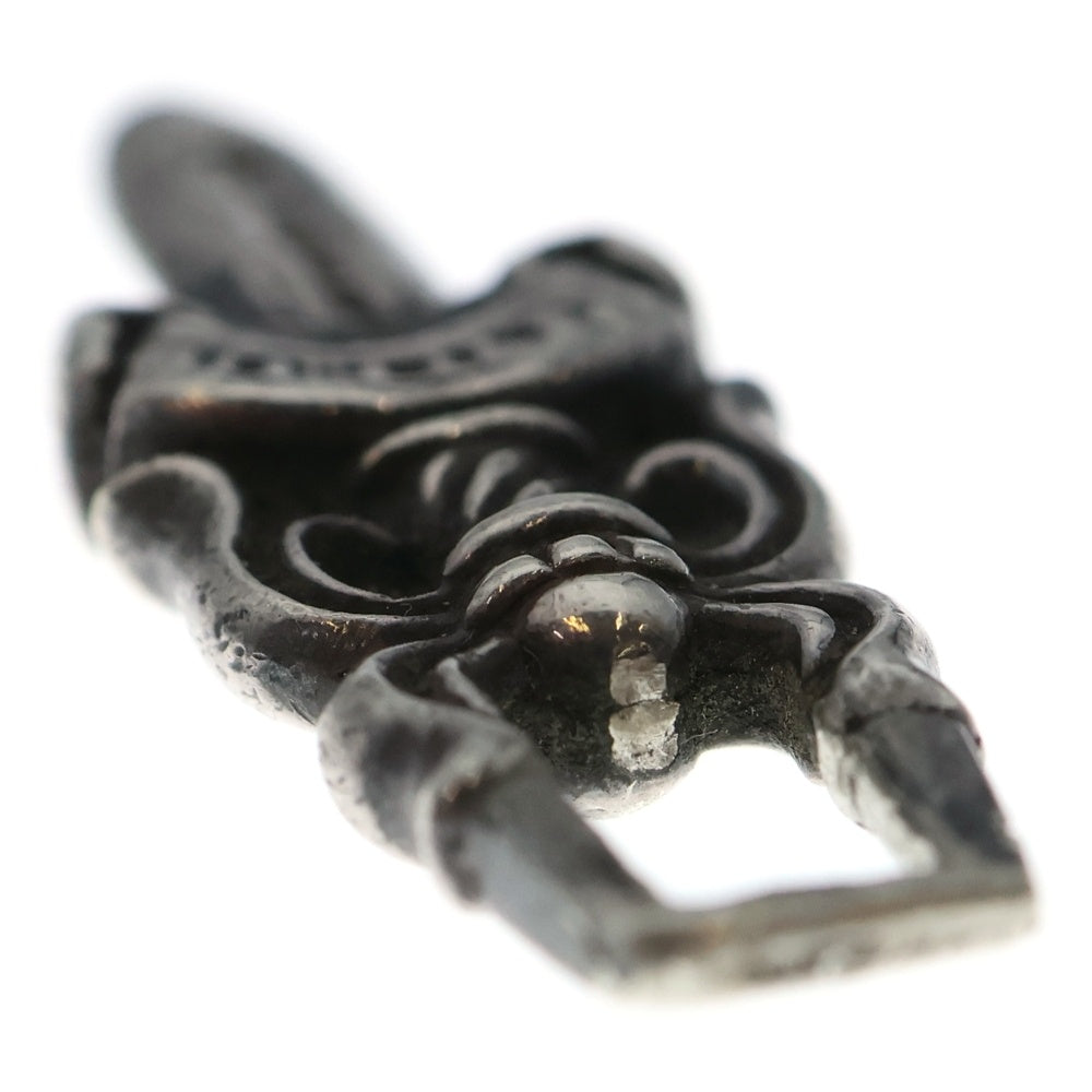 CHROME HEARTS(クロムハーツ) #5 DAGGER ZIP1 ロジウム加工 ダガージップ シルバーネックレストップ シルバー