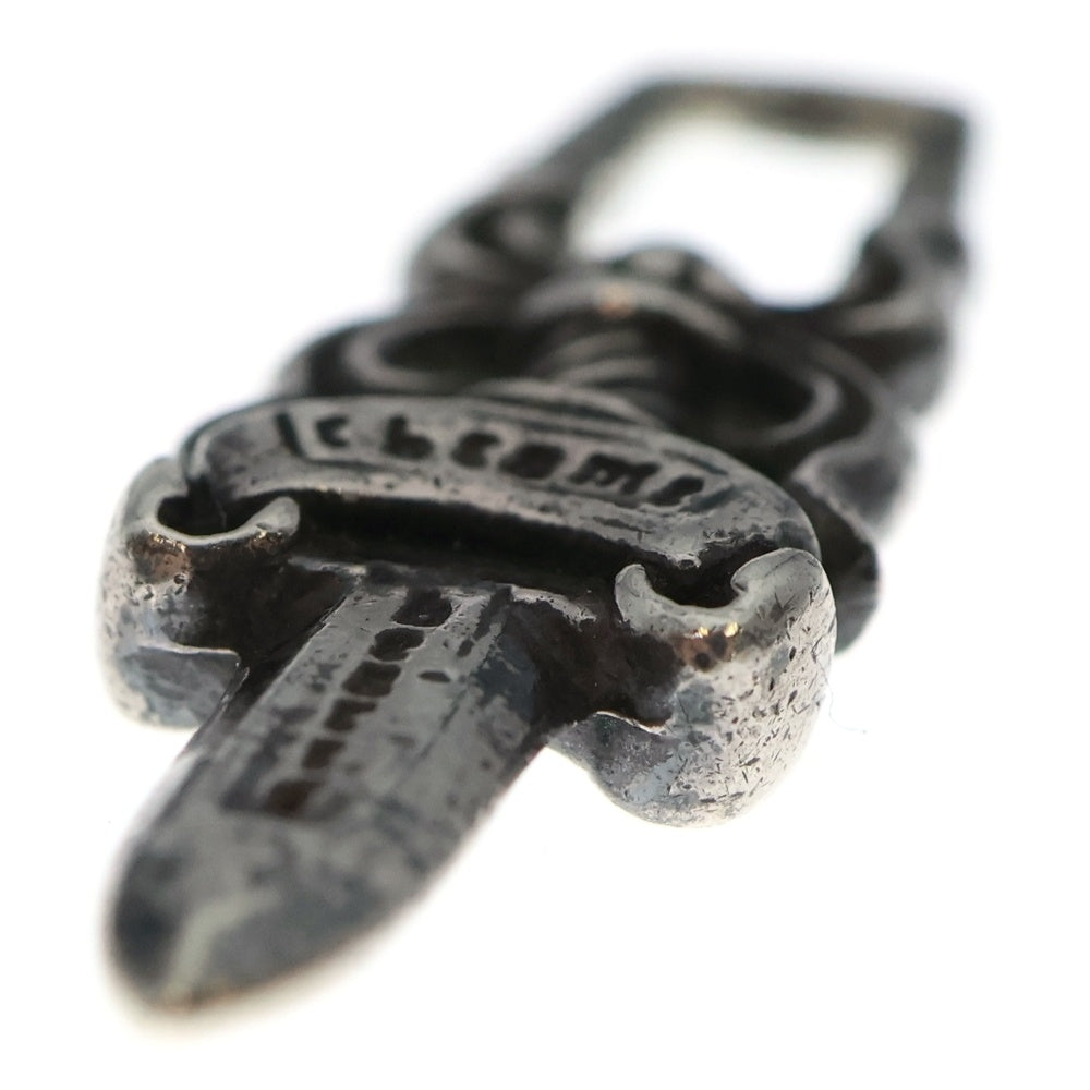 CHROME HEARTS(クロムハーツ) #5 DAGGER ZIP1 ロジウム加工 ダガージップ シルバーネックレストップ シルバー