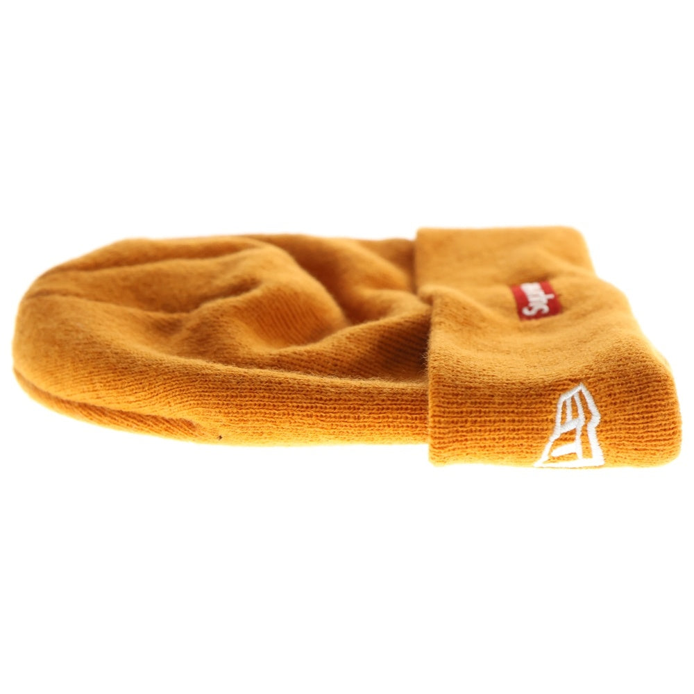 SUPREME(シュプリーム) 17AW ×NEW ERA S Logo Beanie ニューエラ Sロゴ ビーニー ニット帽 帽子 オレンジ