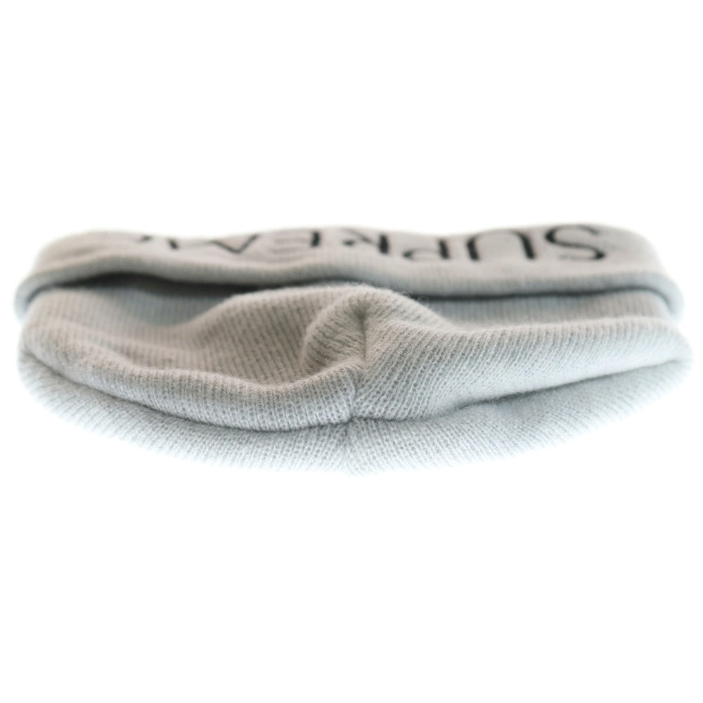 SUPREME(シュプリーム) 22AW Capital Beanie ロゴエンブロイダリー キャピタル ビーニー ニット帽 帽子 グレー