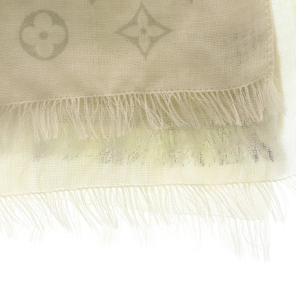 LOUIS VUITTON(ルイヴィトン) 19SS エトール LVレインボー シルク ストール ホワイト MP2316 FF0198