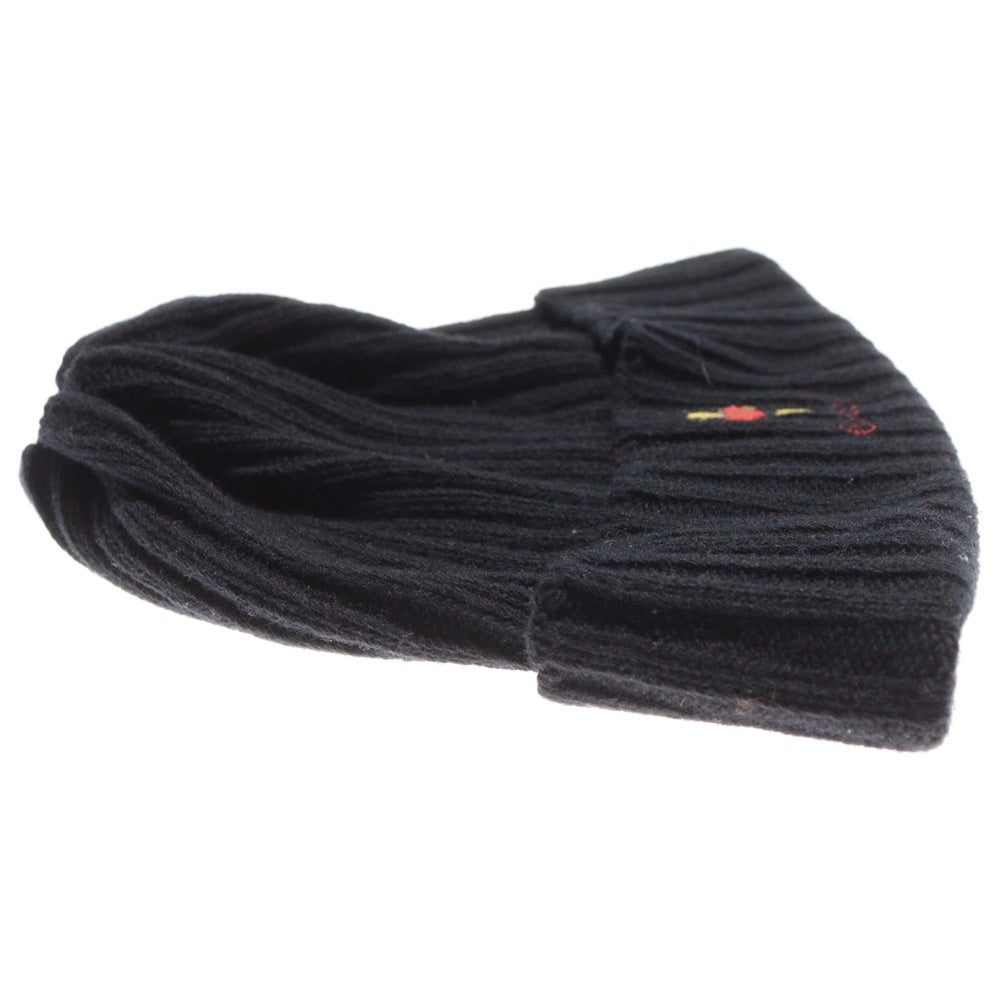 GUCCI(グッチ) ハートダガー ウールニット ビーニー キャップ 帽子 ブラック