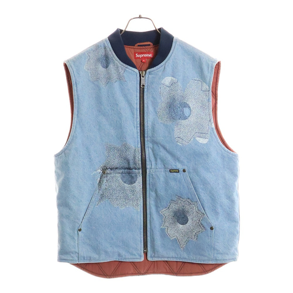 SUPREME(シュプリーム) 22SS Nate Lowman Work Vest ネイトローマン デニム ワークベスト インディゴ
