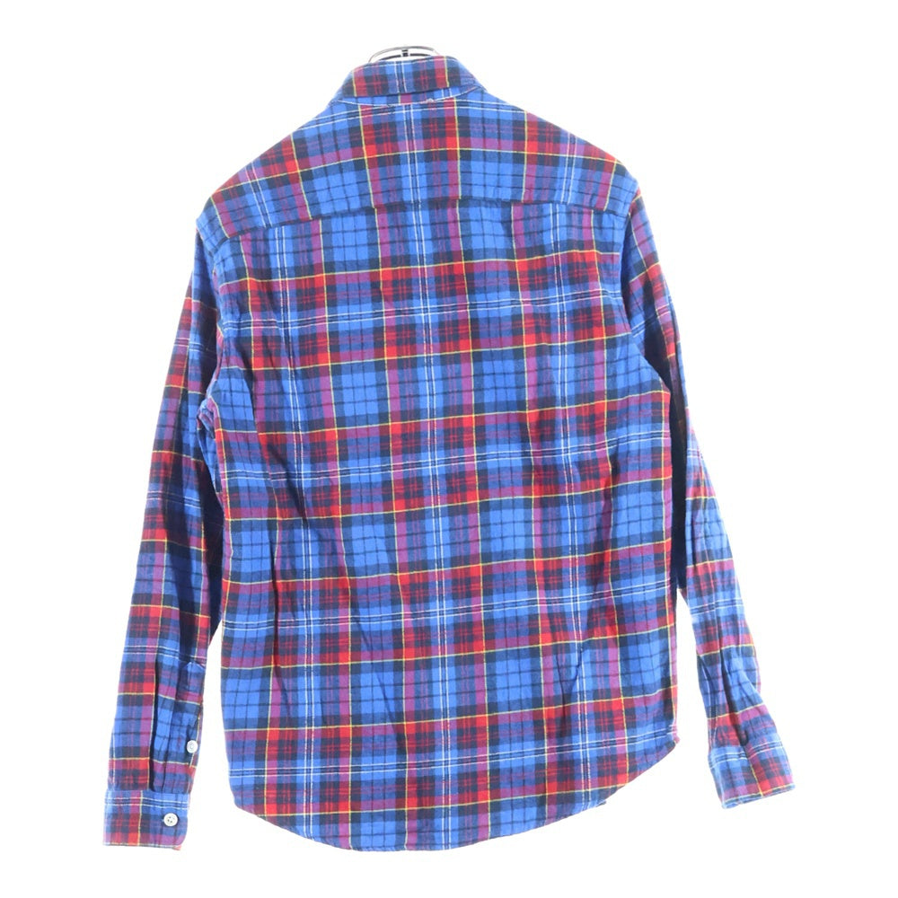 SUPREME(シュプリーム) フランネルチェック 長袖シャツ ブルー