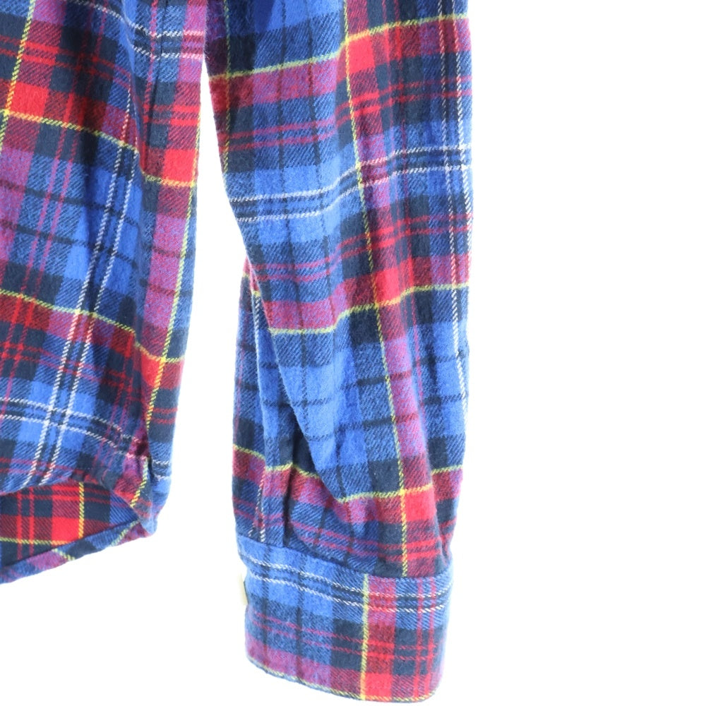 SUPREME(シュプリーム) フランネルチェック 長袖シャツ ブルー