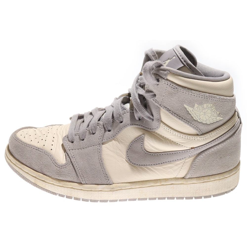 NIKE(ナイキ) WMNS AIR JORDAN 1 1RETRO HIGH ウィメンズ エアジョーダン1 ハイカットスニーカー アイボリー US10.5/27.5cm AH7389-101