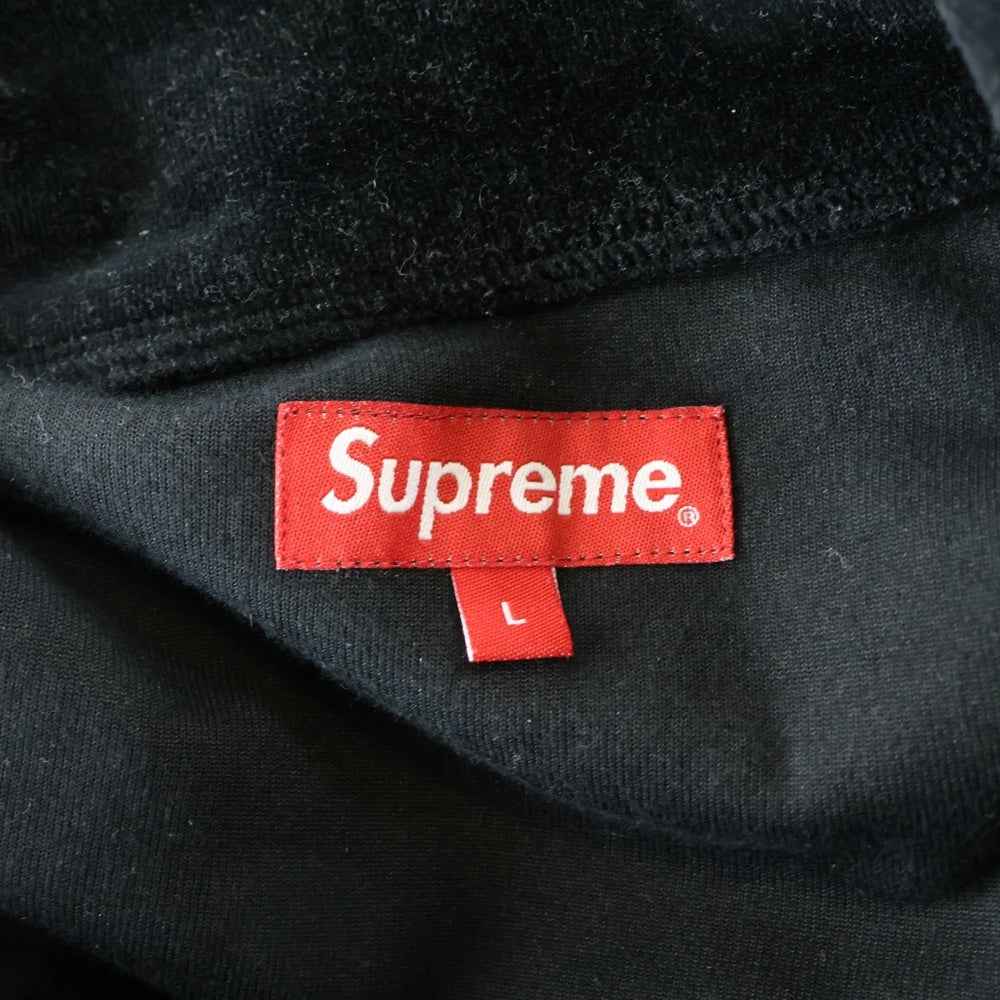 SUPREME(シュプリーム) 22AW Studded Velour Track Jacket スタースタッズ ベロア ジップアップジャケット ジャージ ブラック
