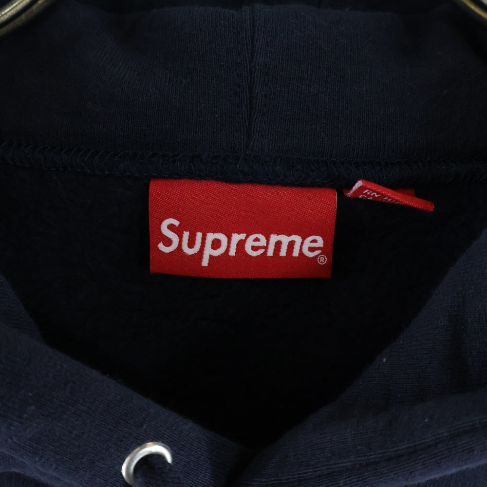 SUPREME(シュプリーム) 21AW Tail Hooded Sweatshirt テイルロゴ スウェットフーディ プルオーバーパーカー ブラック/ピンク