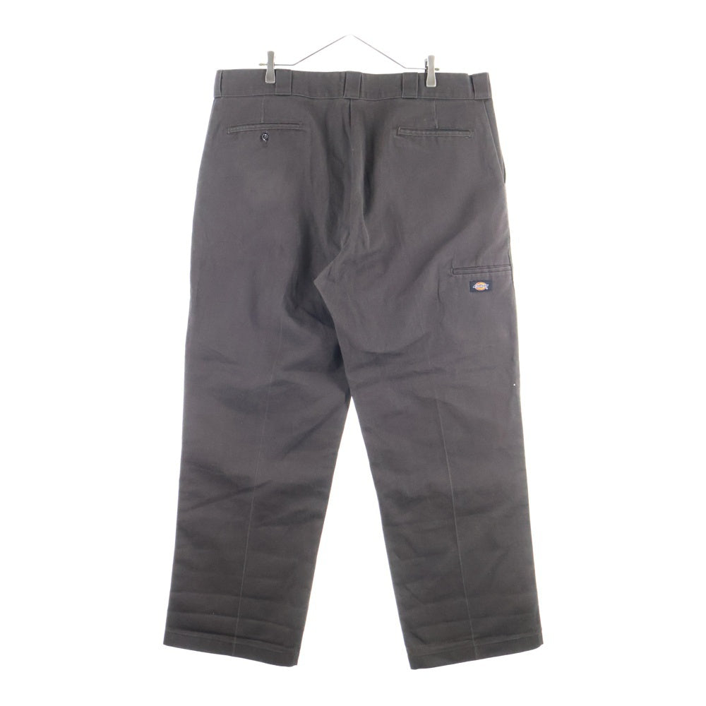 Dickies(ディッキーズ) LOOSE FIT DOUBLE KNEE ロゴパッチ ルーズフィット ダブルニー ワークパンツ ダークブラウン 85283DB