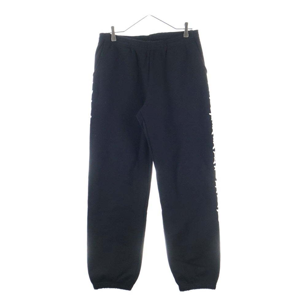 CHALLENGER(チャレンジャー) DRAGON SWEAT PANTS ロゴプリント リブ スウェット パンツ ブラック